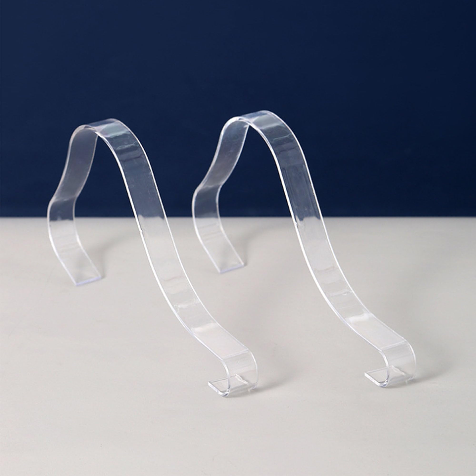 6 Pcs Espositore Sandalo Trasparente Supporto Scarpe Organico Acrilico Chiaro Sandali Stand Sandali Scarpe Presentazione Custodia Elastica Scarpe Supporti Scarpe