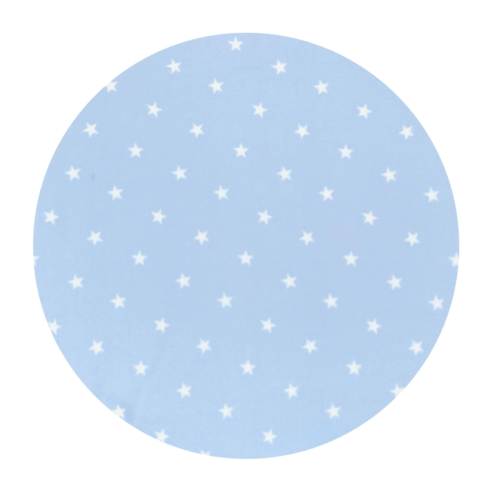 baby idea Set Copripiumino Lettino Neonato 120 x 90 e Federa Cuscino per Lettino Bambino 100% Cotone Certificato Oeko Tex (2 pezzi) (Stella Azzurro)