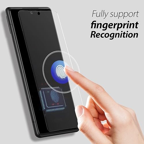 Miniatura 5 de DOME GLASS Paquete de 2 cámaras y lámpara UV: protector de pantalla Whitestone para Google Pixel 7 Pro - 2 unidades