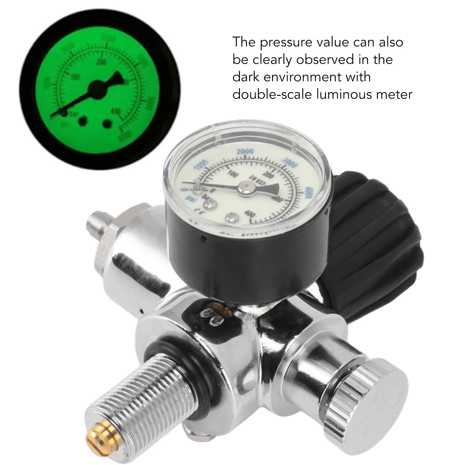 Amazon.co.jp: スキューバタンク圧力計、6000psi 400Bar ダイビング