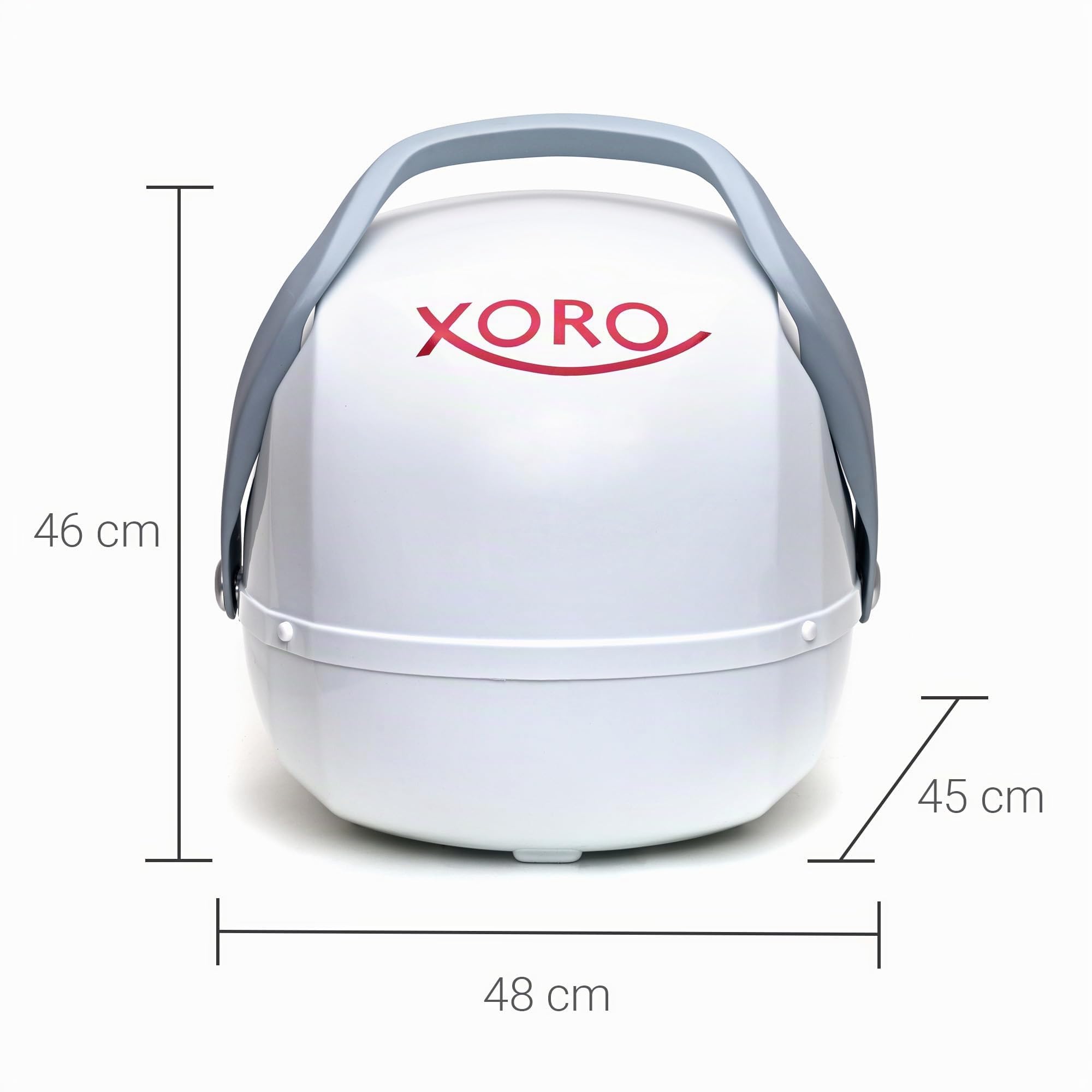 XORO MPA 38 - Vollautomatische Ausrichtung auf den Satelliten per Knopfdruck, Twin LNB, 4 Satelliten vorinstalliert, inkl. Steuerteil, Kabel und Zubehör | Sofort einsatzbereit, automatische Ausrichtung per Knopfdruck, inkl. Steuergerät, Kabel & Zubehör –