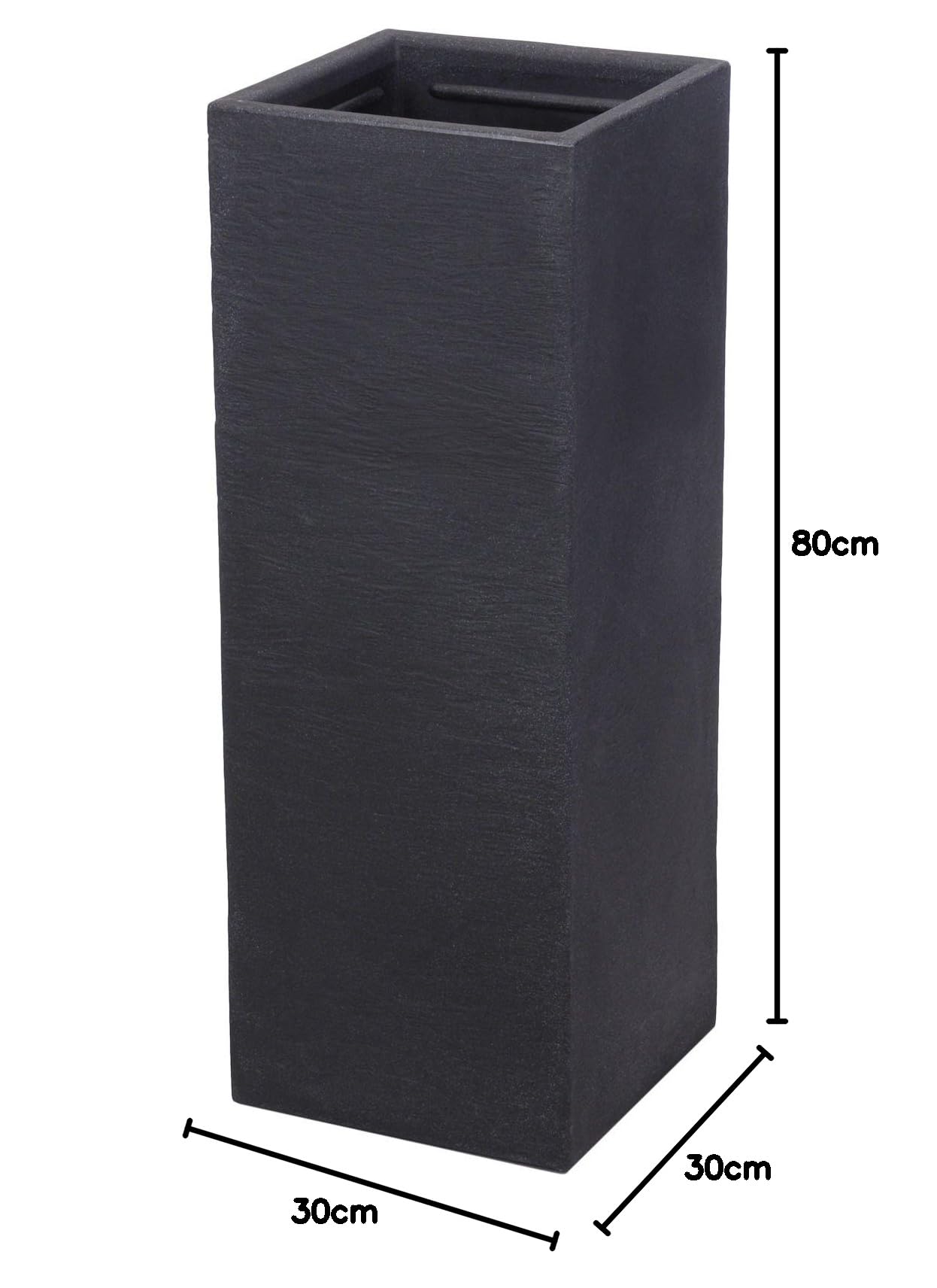 Vierkante Plantenpot - 25 x 25 x 25,5cm - 11Ltr