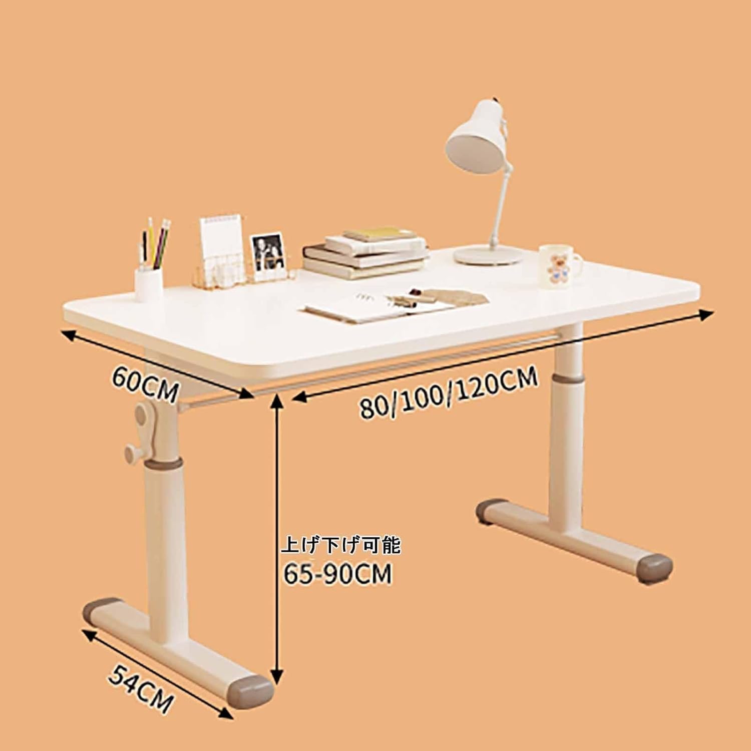 Amazon | 手動昇降式デスク ゲーミングデスク 昇降デスク