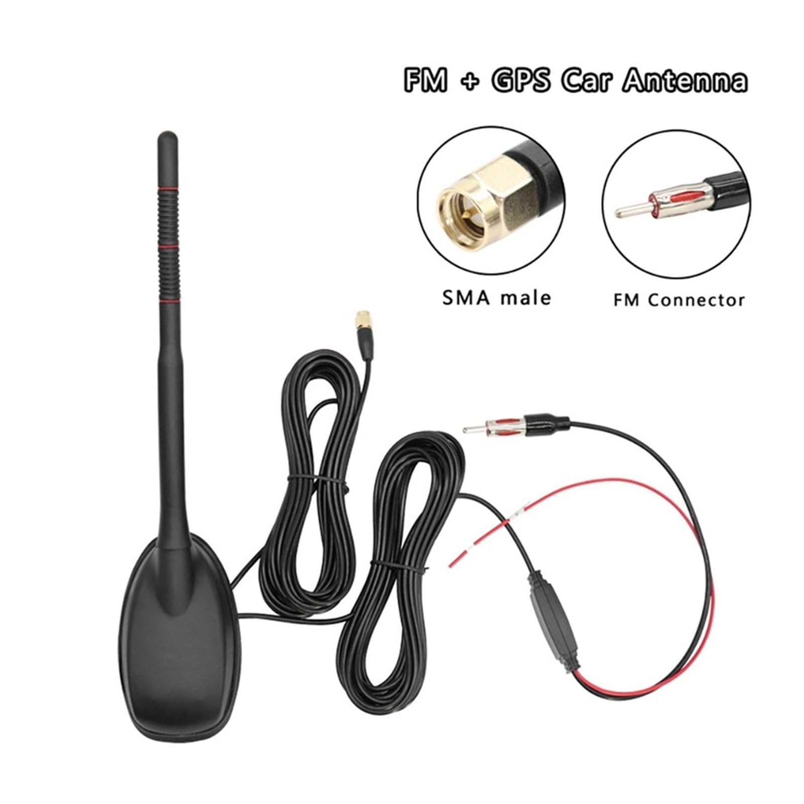 BEUTEE Voiture Auto GPS + FM/AM + Dab antenne Radio amplificateur de Signal aérien Dab + récepteur