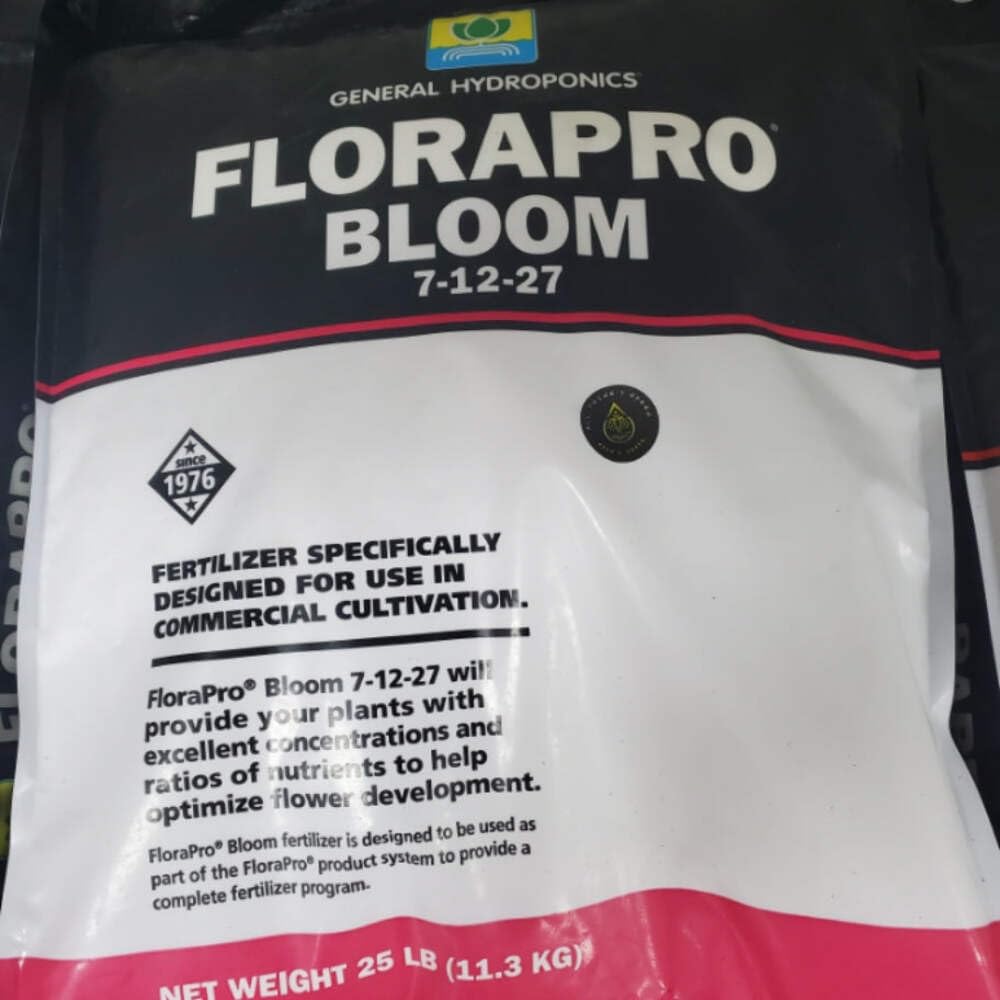 General Hydroponics FloraPro Bloom 25lb, Superior Grade Hydroponic Nutrient Solution for Enhanced Plant Blooming