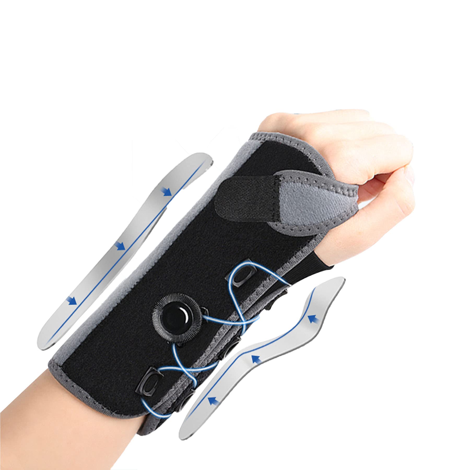 Wrist Splint Carpal Tunnel Splint Wrist Support Brace Relieves Wrist Pain Sprains Arthritistendonitis Carpal Tunnel Pain Fractures Adjustable