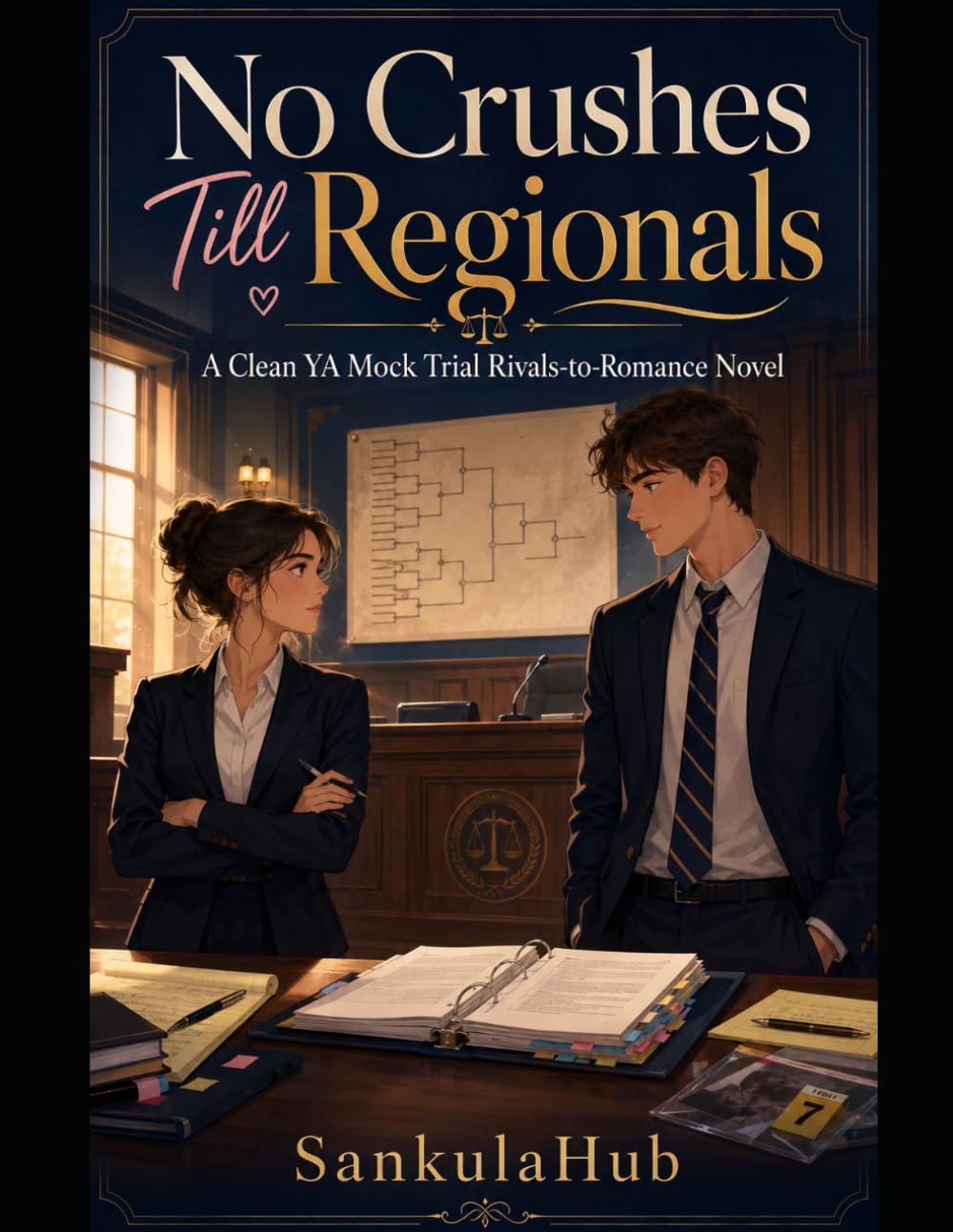 No Crushes Till Regionals: A Clean YA Mock Trial Rivals-to-Romance Novel