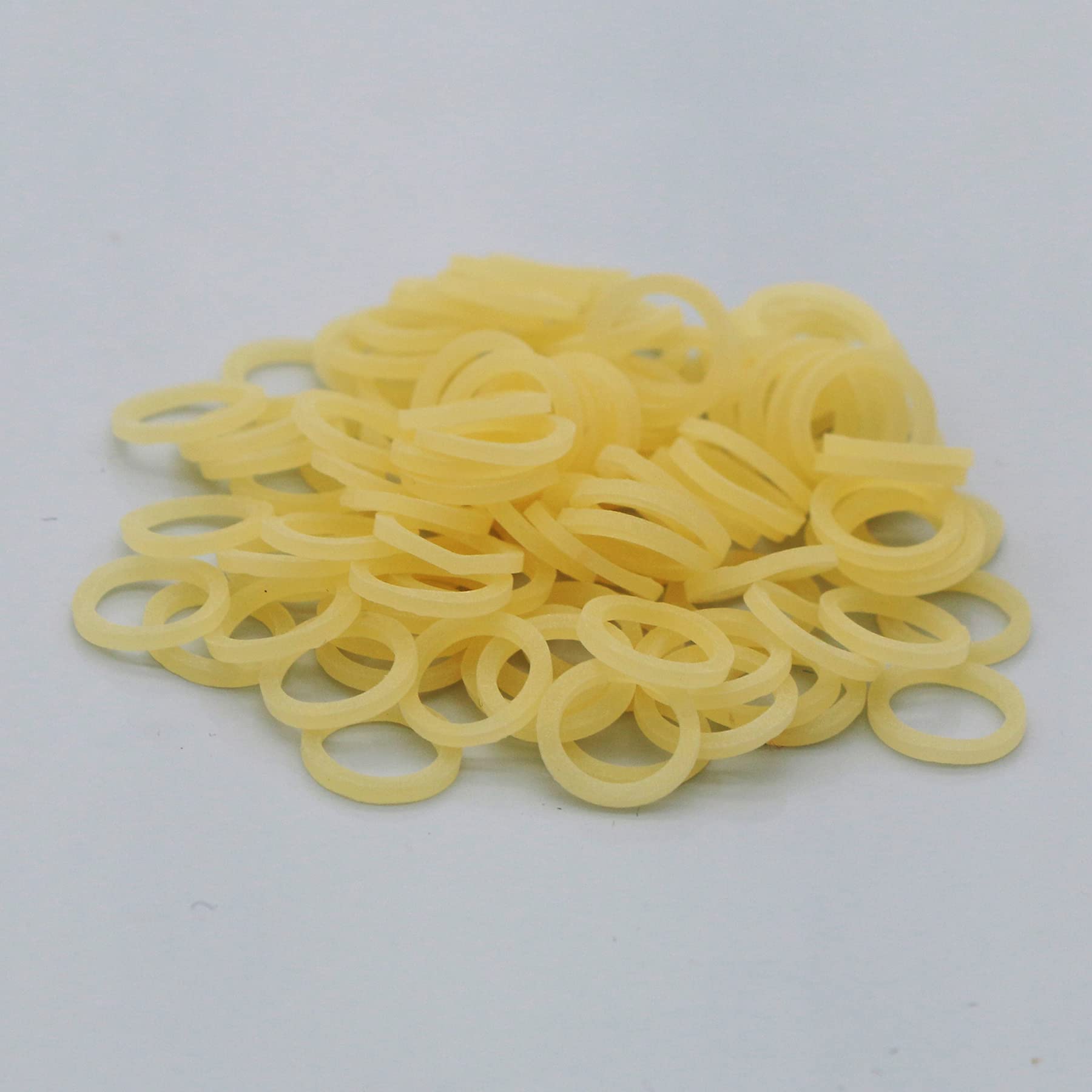 10 Packungen/1000 Stück zahnärztliche kieferorthopädische Gummibänder aus Latex (10 Beutel-Fox-1/4-5 oz)