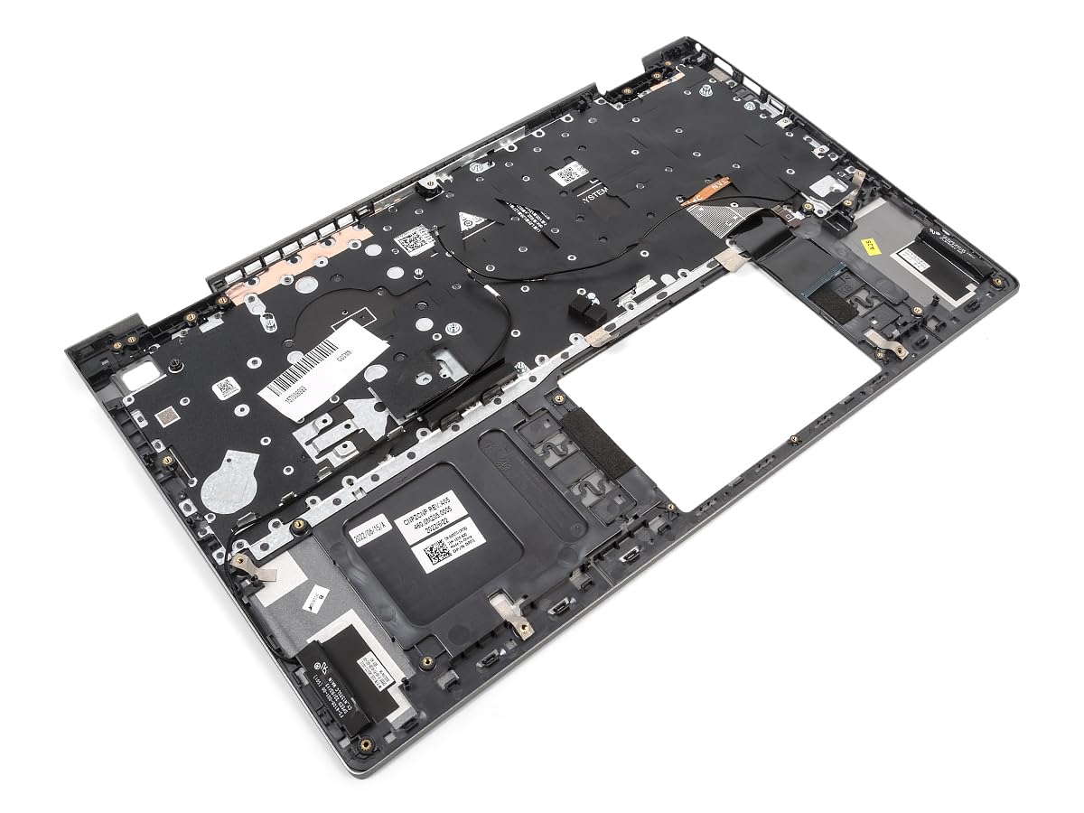 Dell Inspiron 5510/5515/5518 USB-C Repose-Poignets et Clavier FRANÇAIS Rétroéclairé - 06P0TG + 02H1PJ (8V4W3) (Reconditionné)