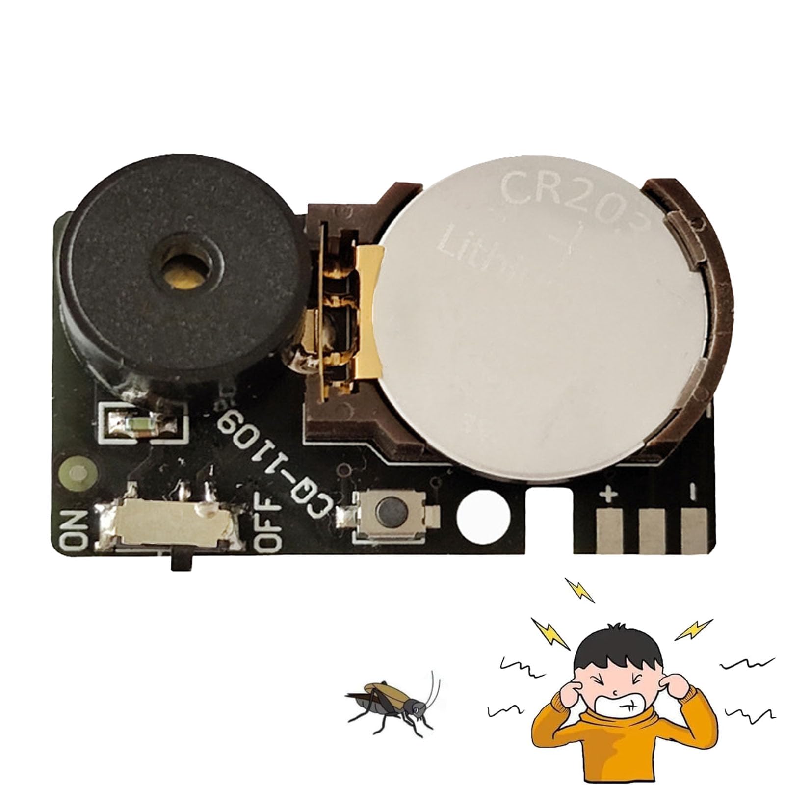 Yaepoip Annoyatron Random Noise Maker, Cricket Noise Maker Prank, Annoyatron Noise Maker, Prank Stuff for Adults, Prank Noise Maker, Annoyatron, for Party, Office, Home, School, Car (Black)