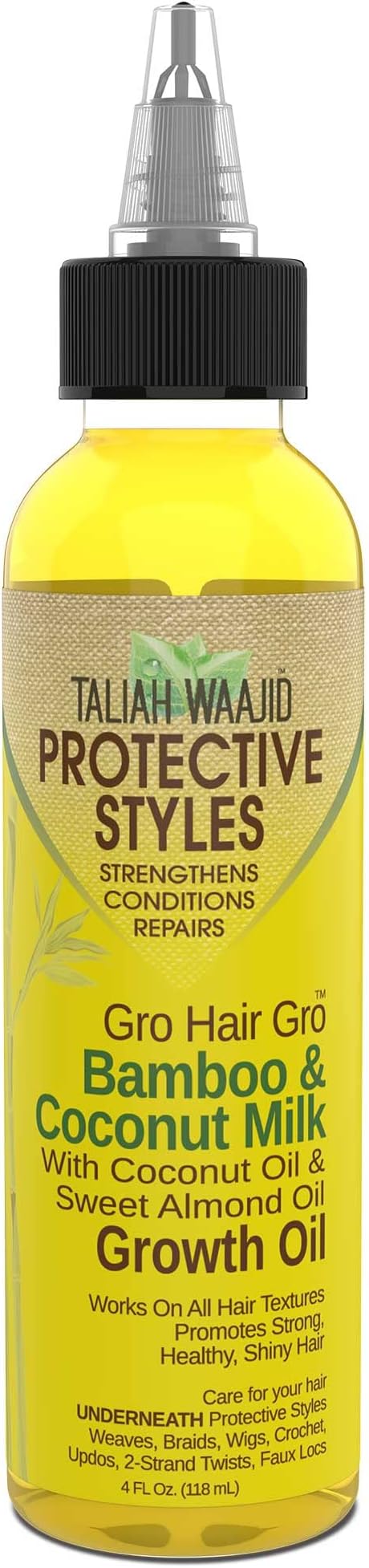 Taliah Waajid TALIAH WAAJID Gro Hair Gro Bamboo And Coconut Milk Growth Oil 4.FL.OZ