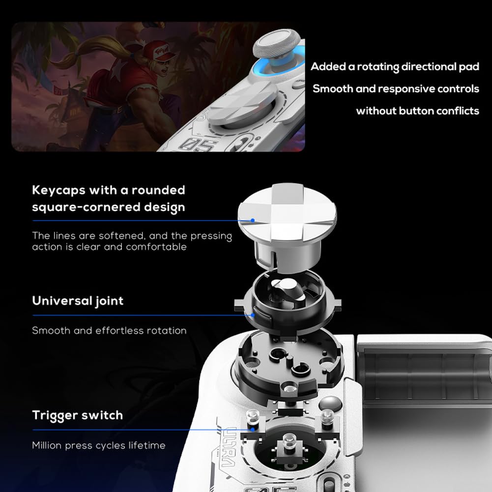 Mb05 Controller di Gioco Mobile Joystick per Android Gamers Hall Joystick Gioco Mobile Gamepad Periferico