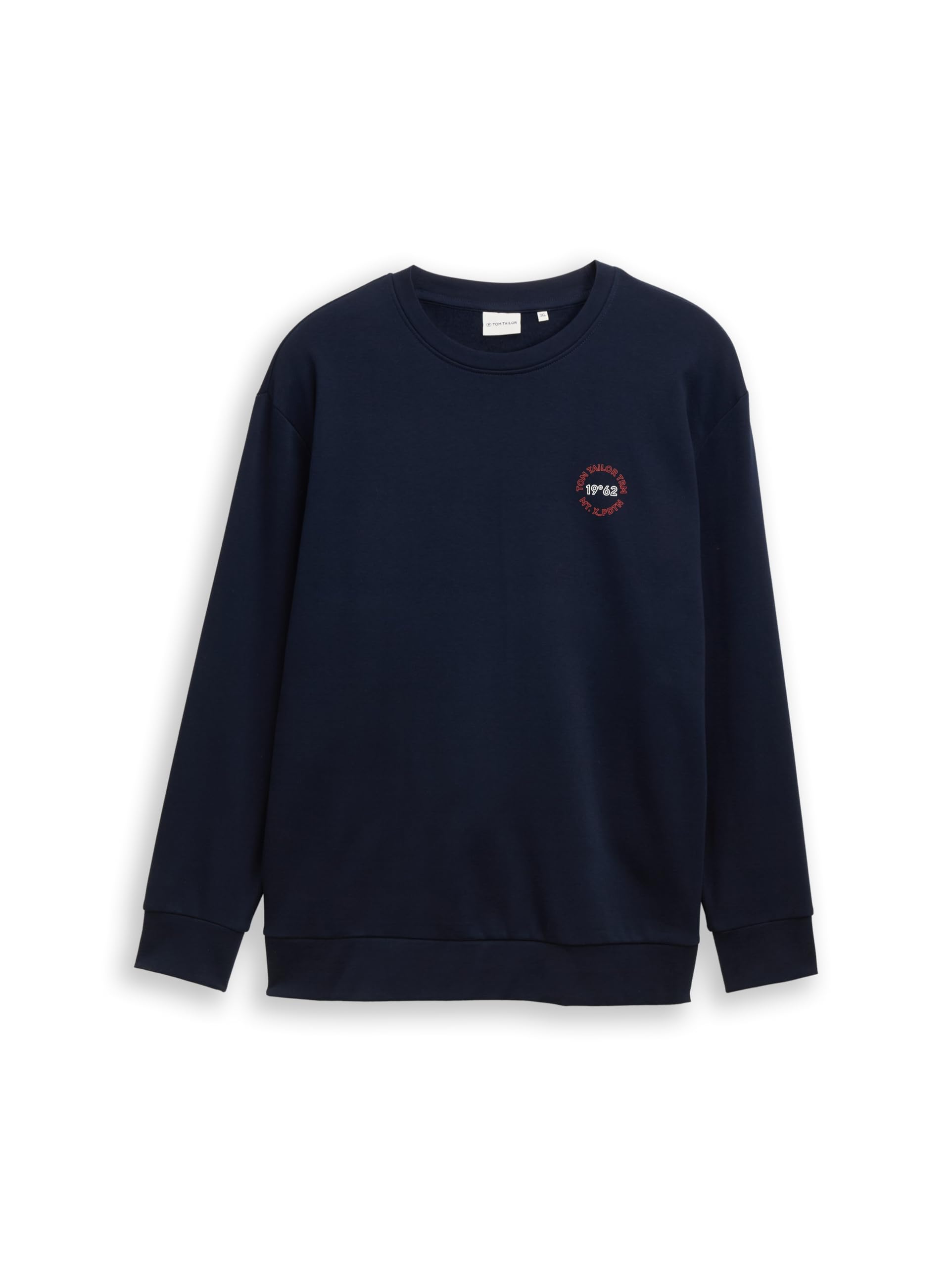 TOM TAILOR Herren 1050696 Plus Size - Sweatshirt mit Logo-Print