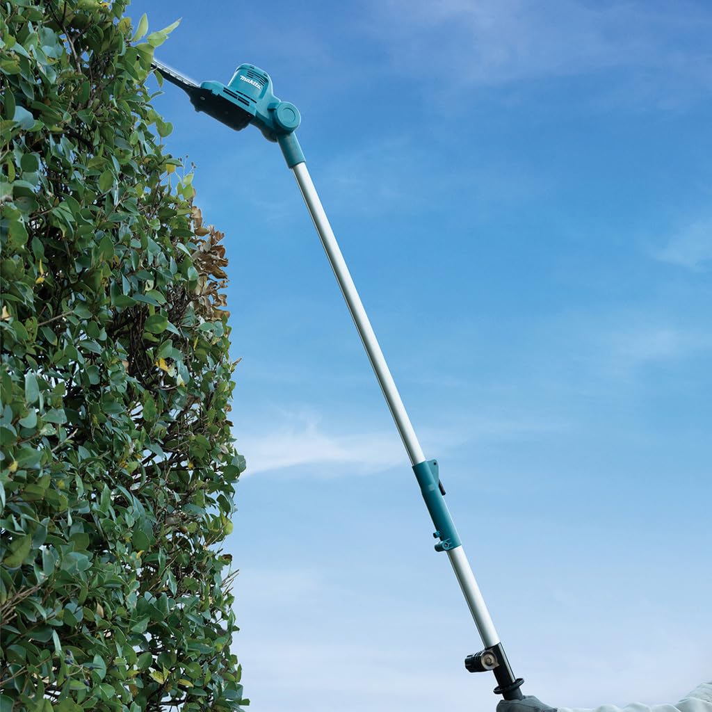 Makita DUN461WZX1 18 V Akkubetriebene Teleskop-Heckenschere, 460 mm Klinge, 3600 c/min, Edelstahl