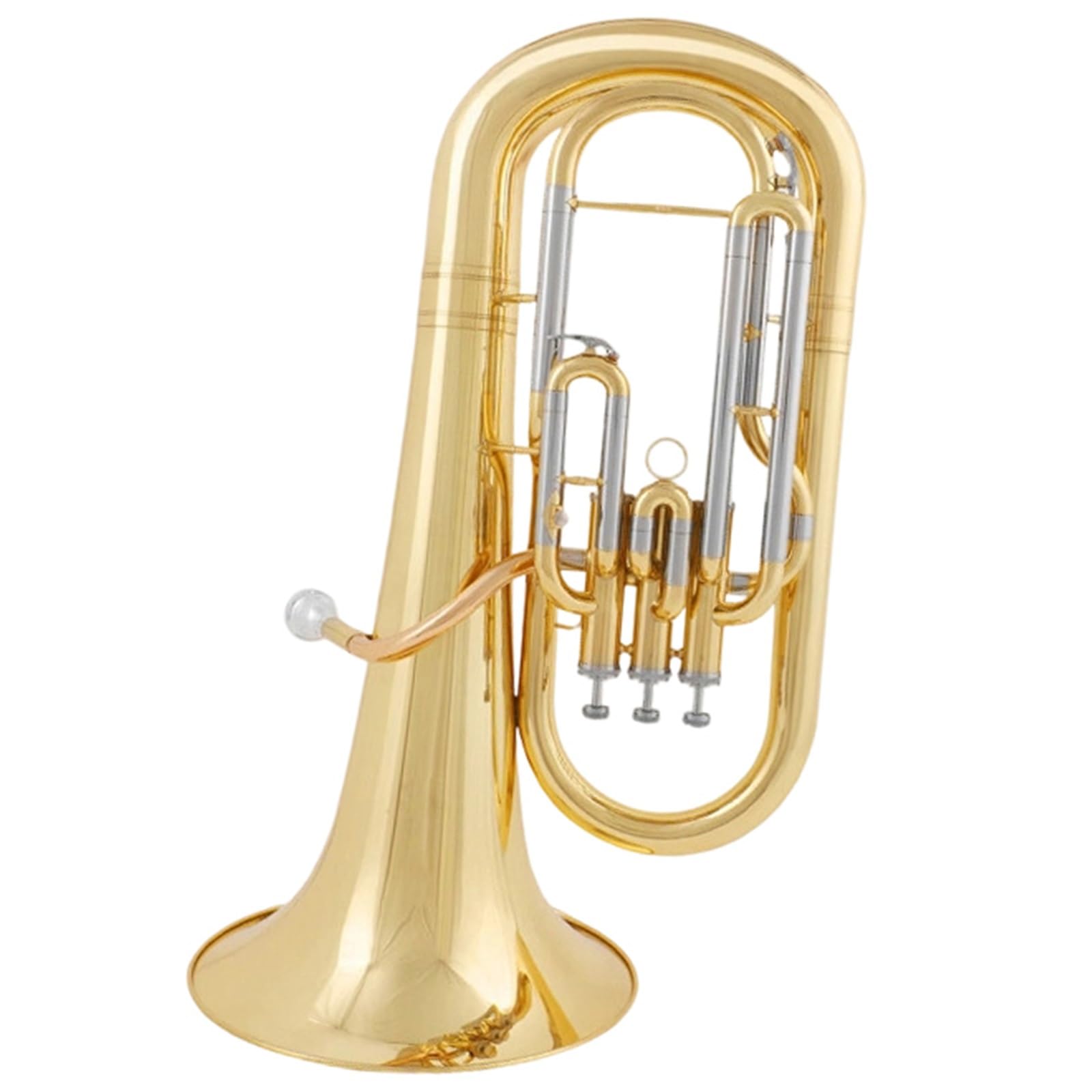 Eufonio Strumenti Musicali Eufonio Tono Sib Tre Pulsanti Ottone Professionale Facile Da Esercitarsi E Suonare