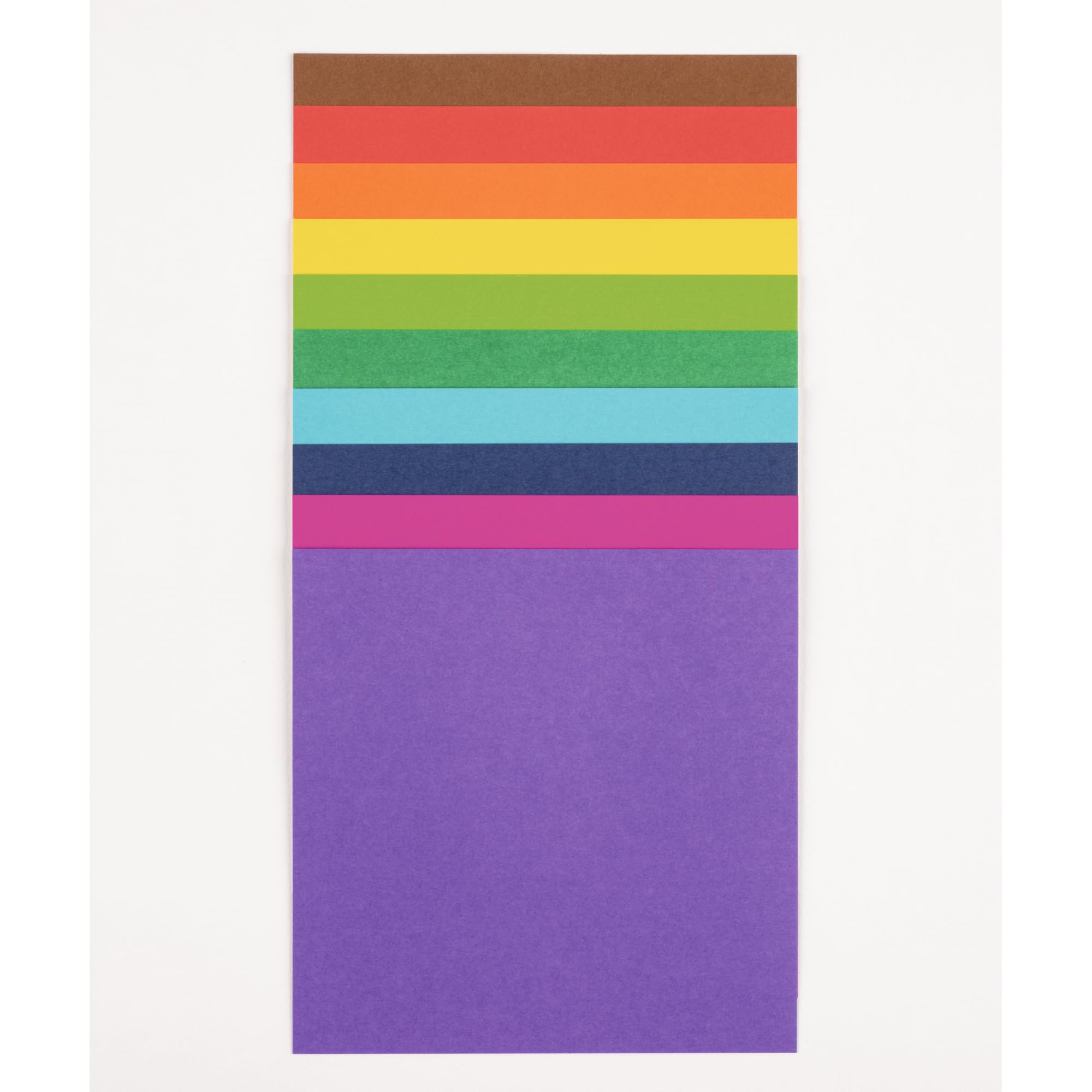 100 Feuilles à Plier Origami - 20x20 Cm - 70g/m² - 10 Couleurs Vives