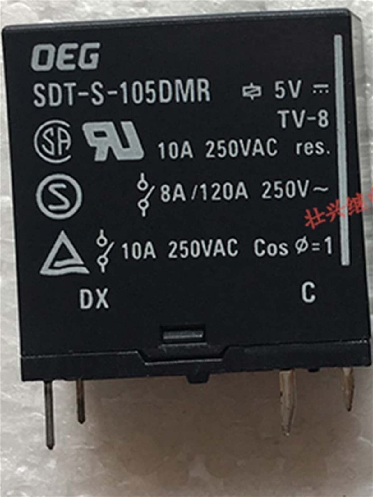 QEFHSVVZE SDT-S-105DMR 5V 4 Pins 5VDC Relay(10PCS)
