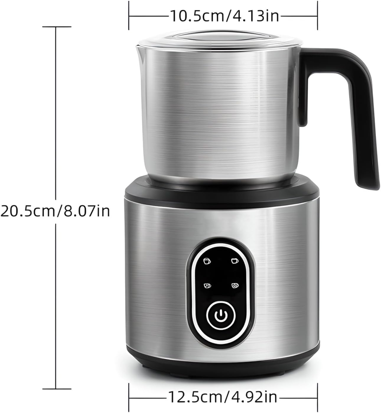 500ml総容量ホットベルベティザー、500W電気牛乳泡立ちホットチョコレートメーカーの通販