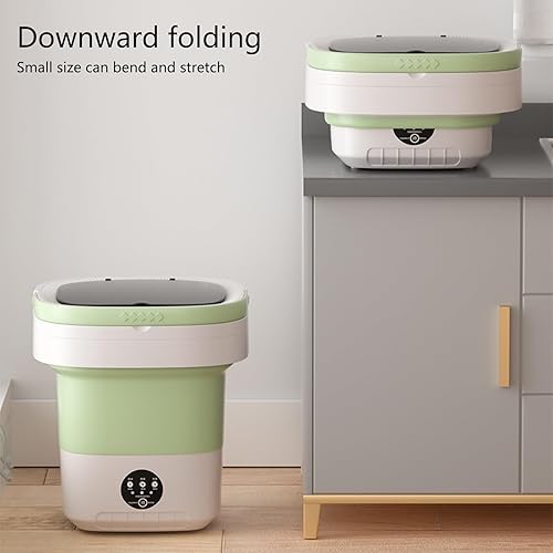 Miniatura 2 de Lavadora Plegable Automática Para Lavandería Eficiente En Espacios Pequeños 12L Ropa Interior Portátil Calcetines Lavadora De Ropa Lavadora De