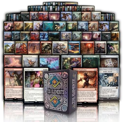 | Magic The Gathering 100 Card Bundle | Includes 90x C/UC | 5X Rares/Mythics | 5 Random Foils | 1 TCG Elements Deck Box! image 4
