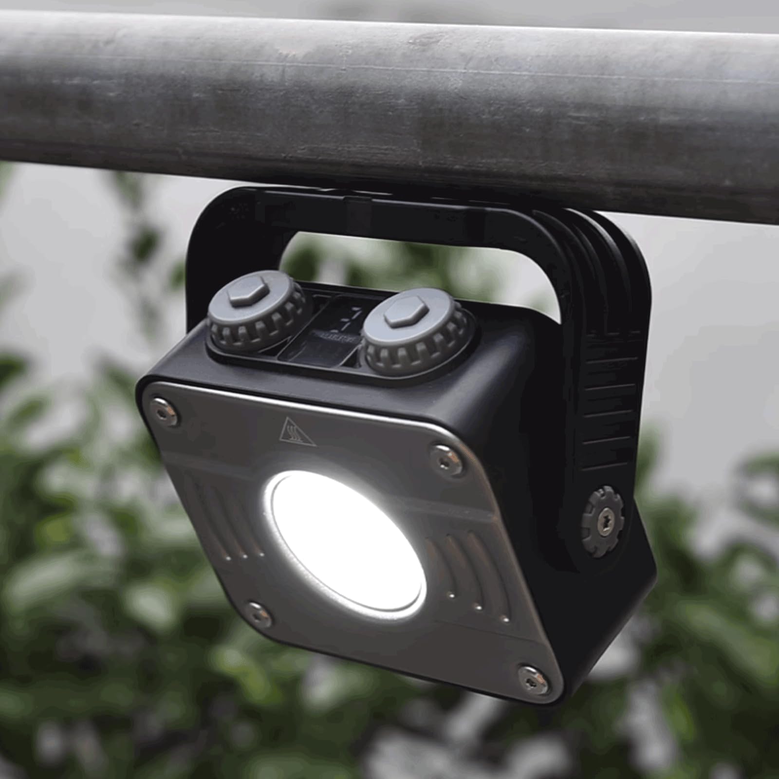 Lampa rechargeable camping Magnetyczna latarnia kempingowa typu C z możliwością ładowania, regulowana jasność, wielokolorowa