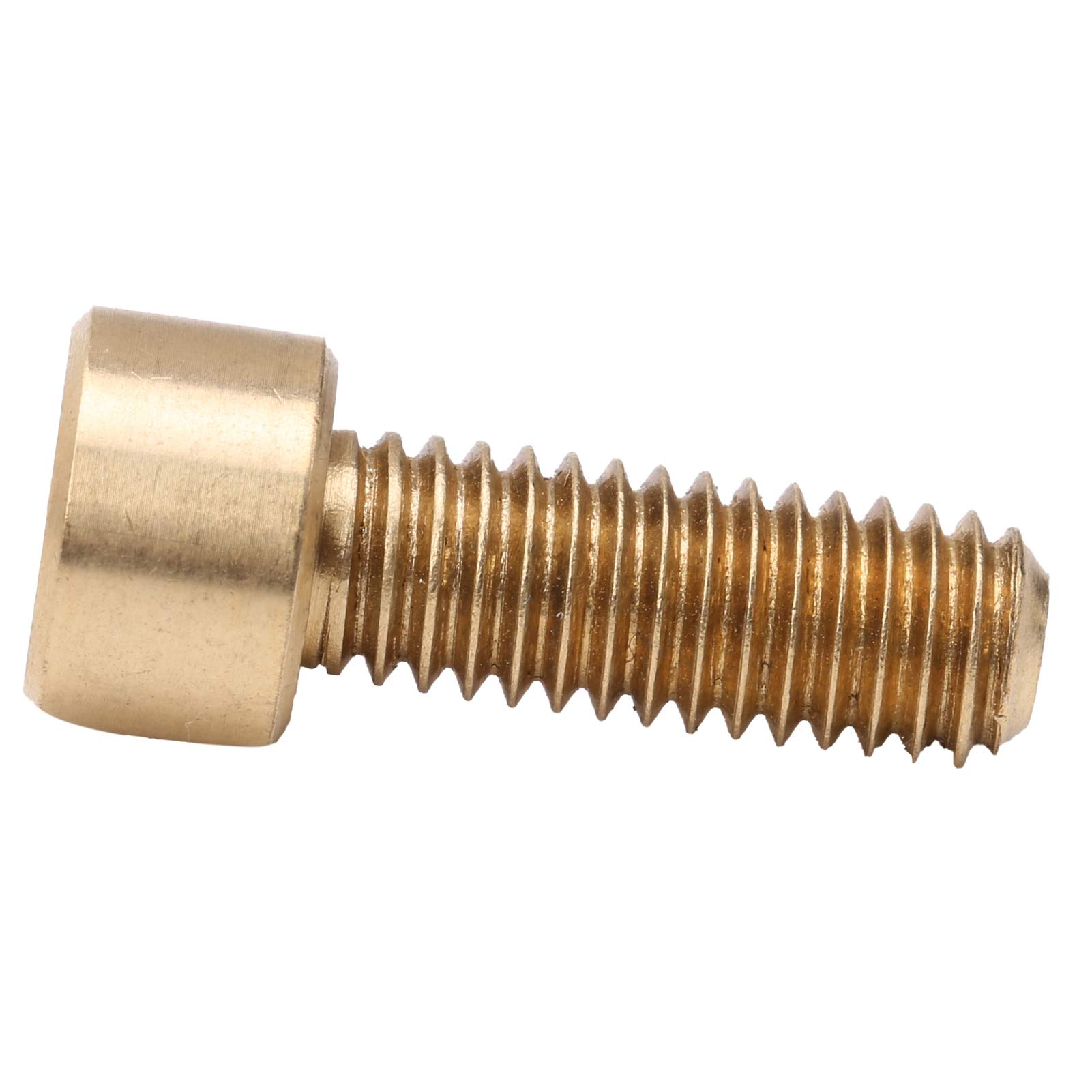 50 uds. de tornillos con cabeza hexagonal, herrajes de sujeción de cobre M6, tornillos industriales de cobre puro con superficie lisa y alta resistencia al desgaste para el (M6*16mm)