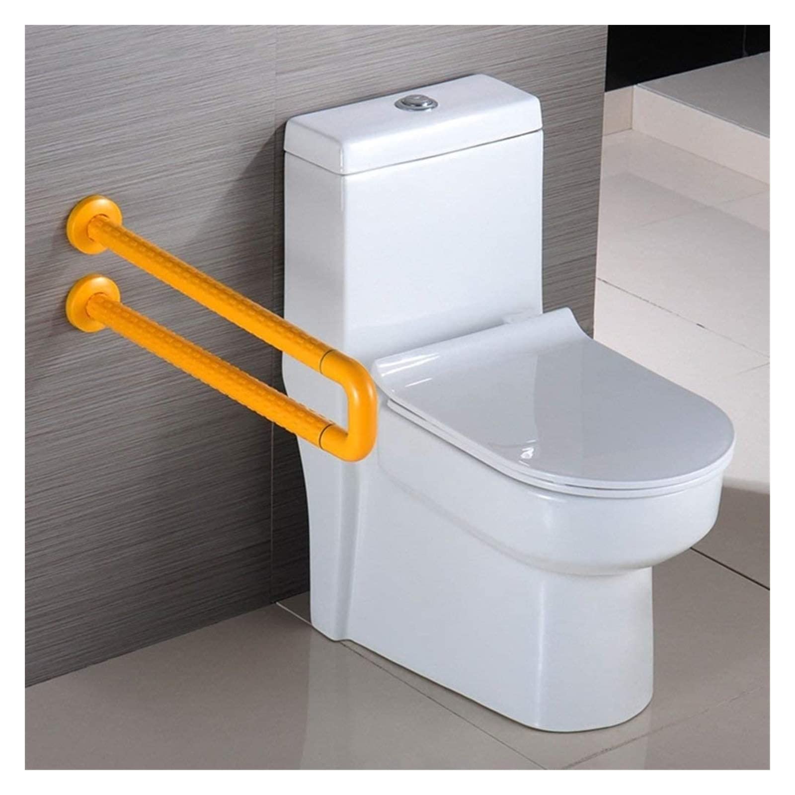 Baño para Agarraderas Apoyabrazos antideslizante de seguridad for inodoro, guía de apoyo de equilibrio en forma de U de acero inoxidable, apoyabrazos for habitación de personas mayores o con discapaci