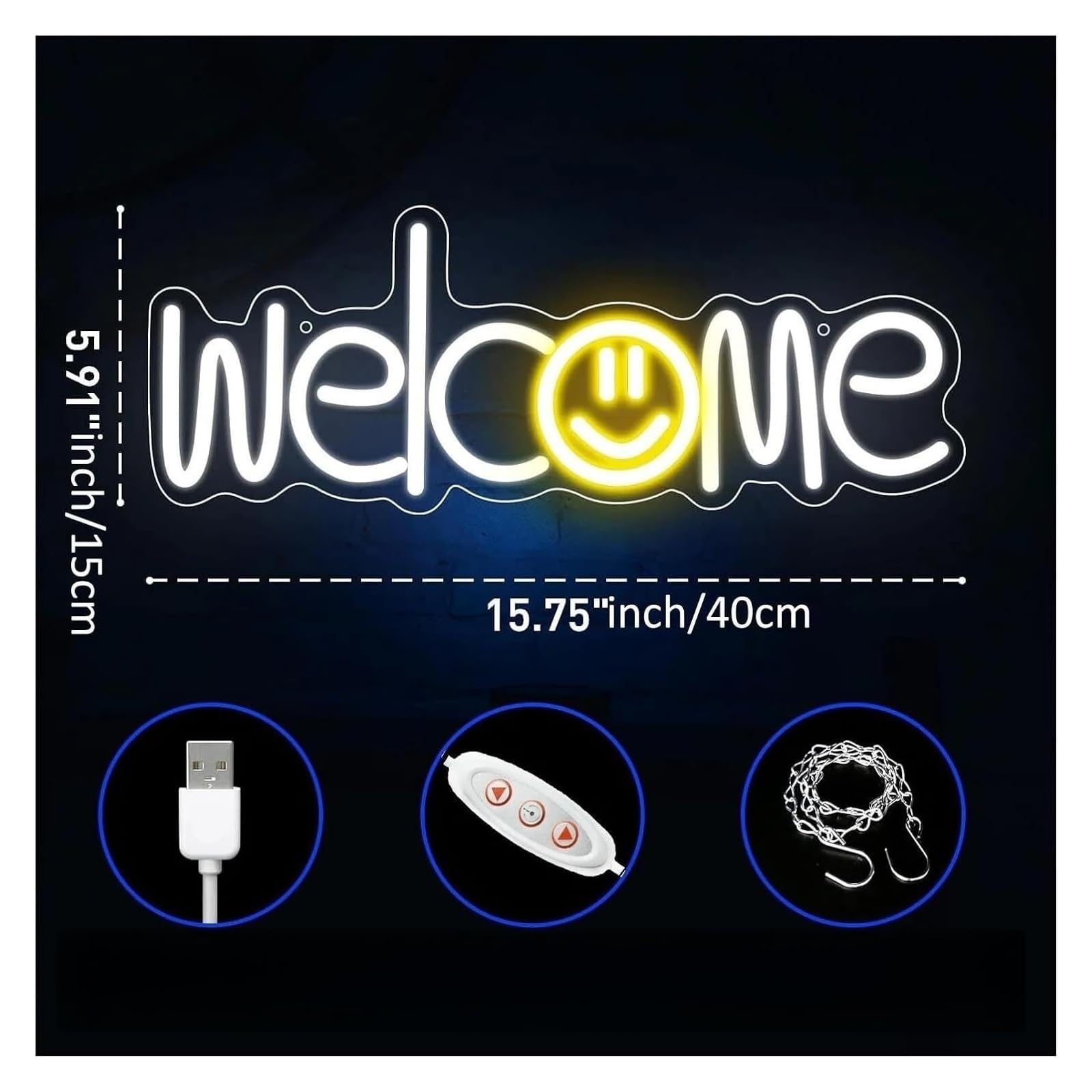 Decorazioni al neon con scritte, adatte per vetrine di negozi