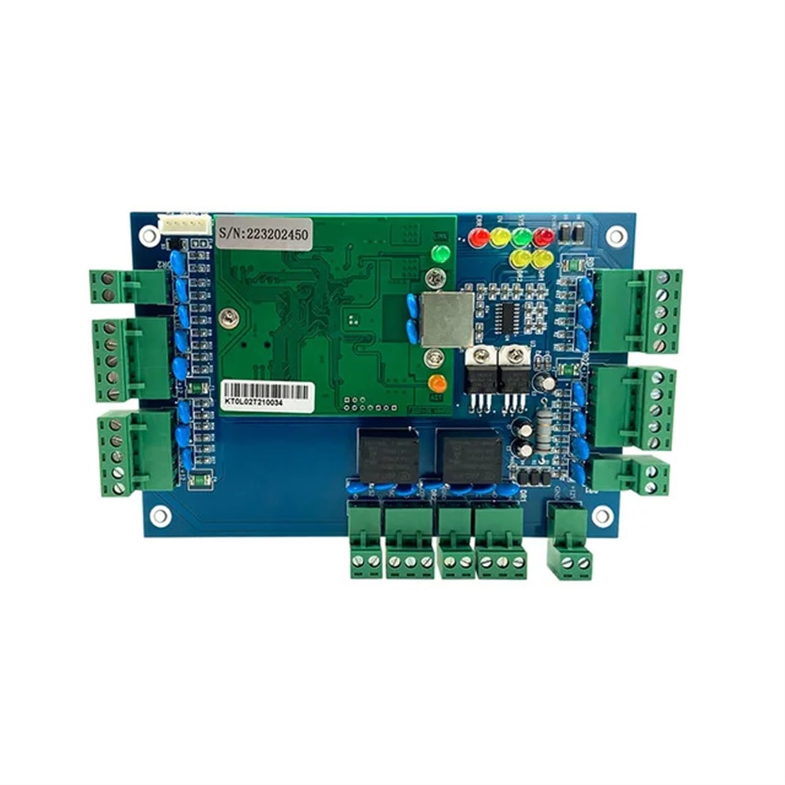 Controllore di Accesso, Software di controllo accesso alla rete Smart Wiegand Comunicazione di rete Pannello del di controllo accessi a porta singola IP(Two Door)