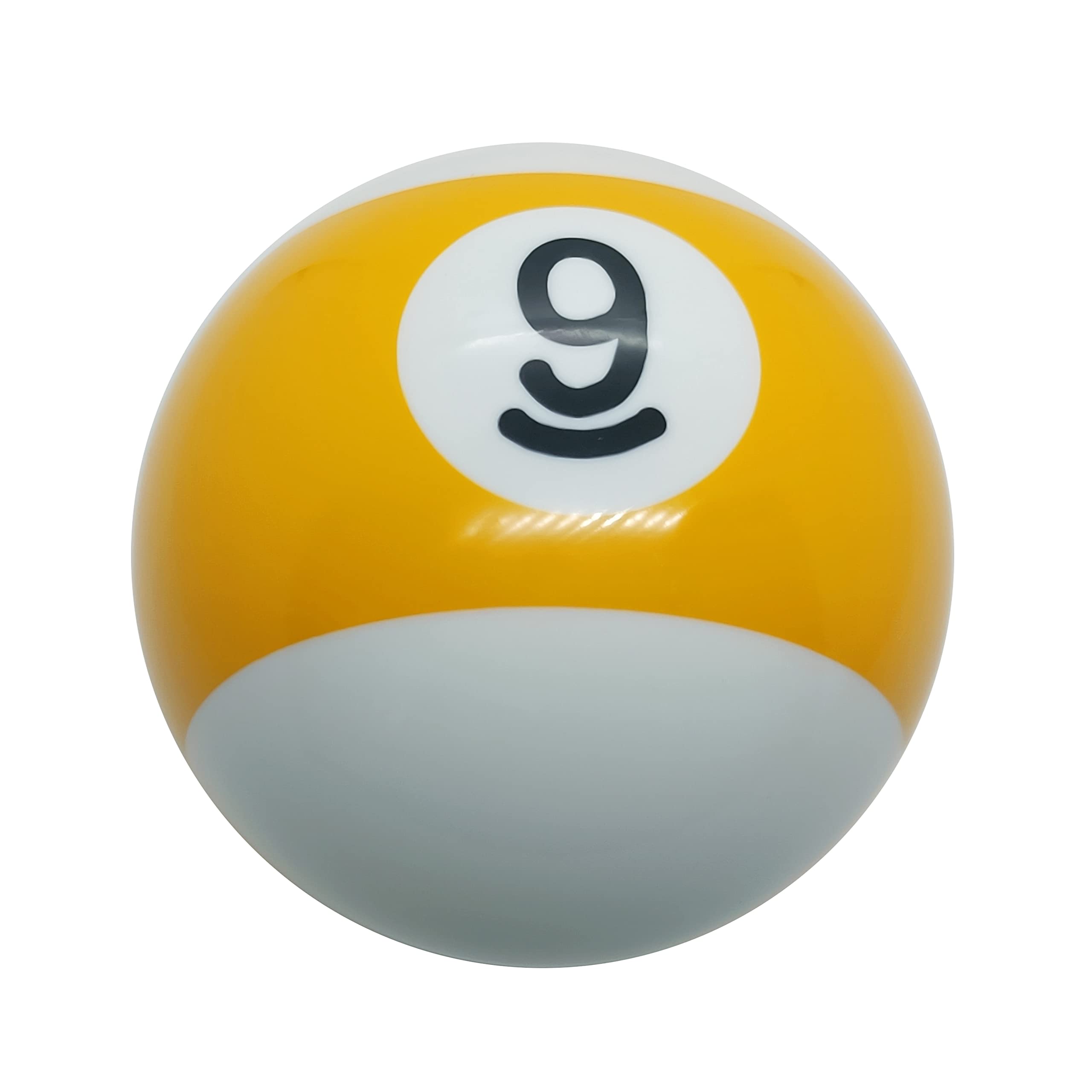 Mavota Pool Ball Billiard Stick Shift Knob Universal Gear Shifter Knobs for Car SUV Bus Truck (Gold 9)