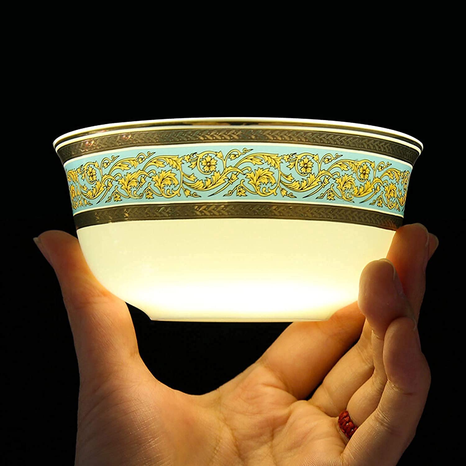 Zestawy naczyń obiadowych Zestaw naczyń, 22 elementyPorcelana | Garnek do zupy z porcelany kostnej/miski płatków śniadaniowych/talerze do steków na prezenty ślubne i do restauracji