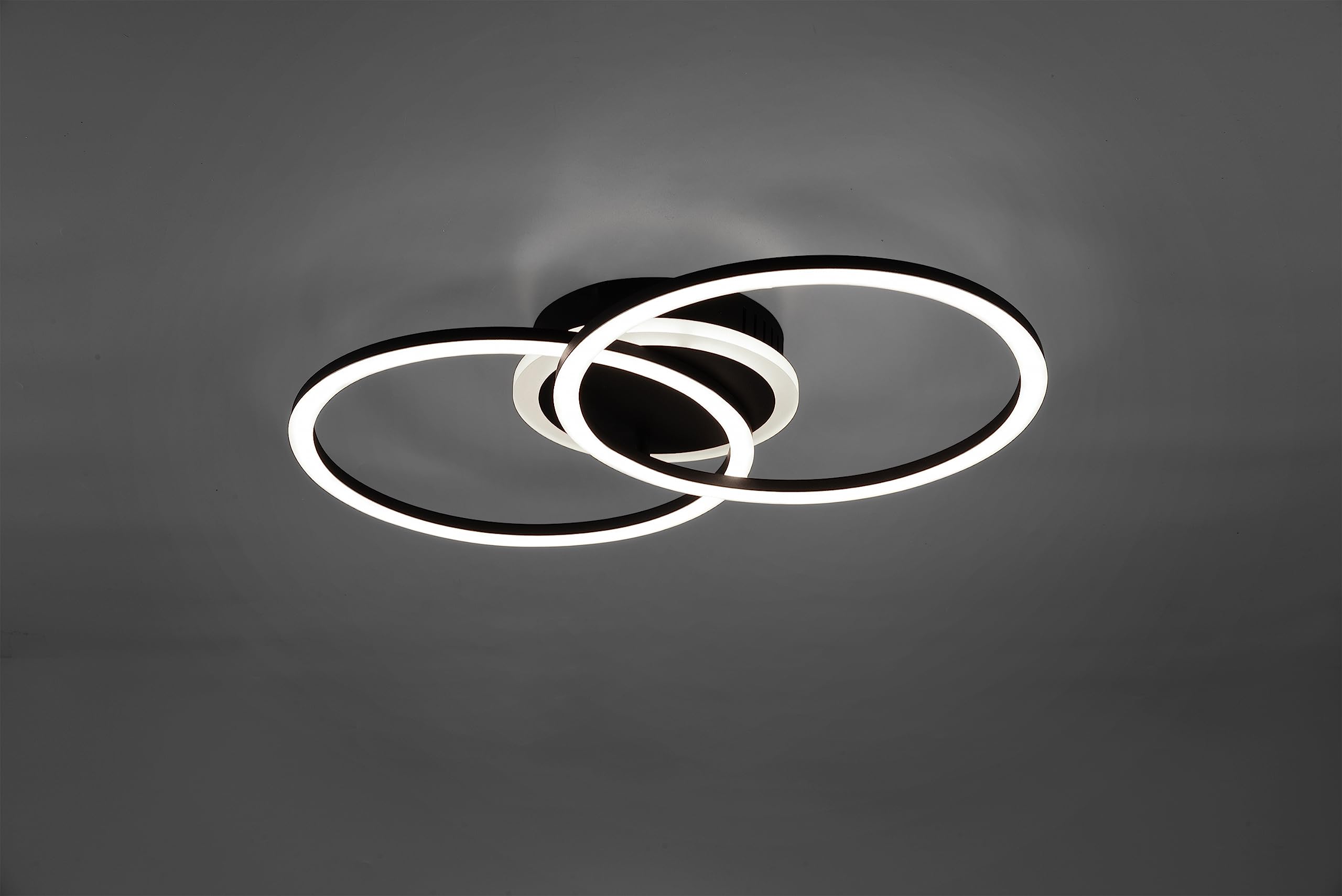 VENIDA PLAFONIERA 2 QUADRATI FINITURA CROMO LED 25W LUCE 4000K DIMMERABILE RL - Shop Online