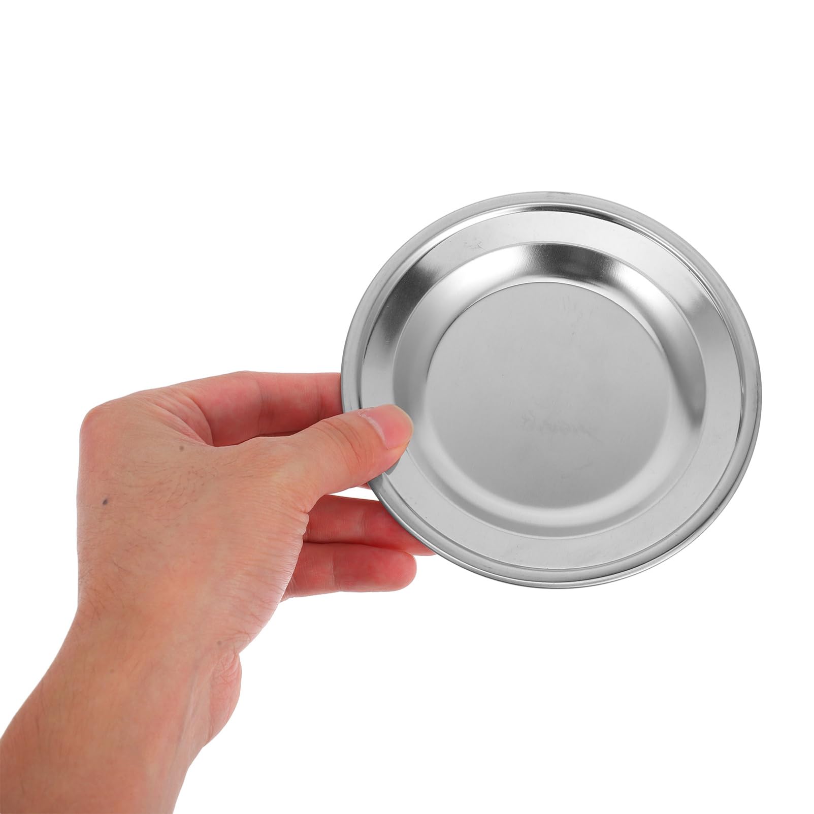 Hemoton Stainless Steel Tea Bag Dish Round and Storage Organizer for Tea Bags Spoon Rest and Mug Saucer Easy to Clean Prevents Scratches and Water Damage