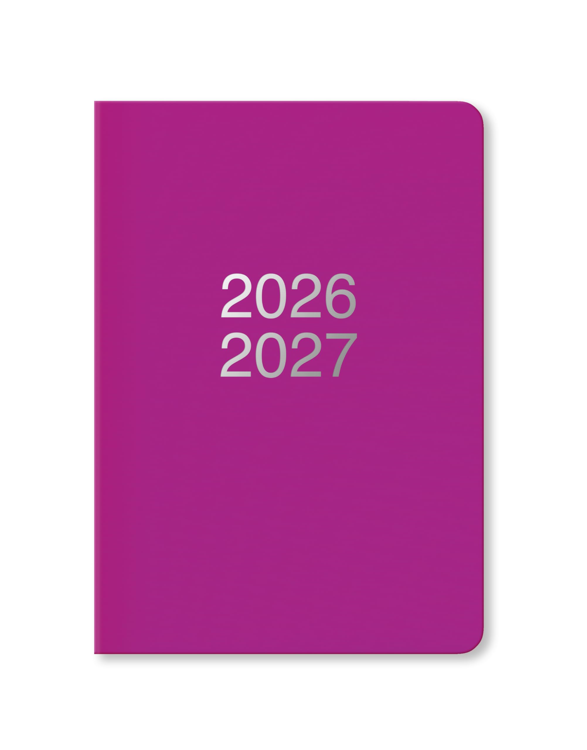 Letts of London Dazzle A5 academic 2026/2027 week to view diary - Purple 27-031116