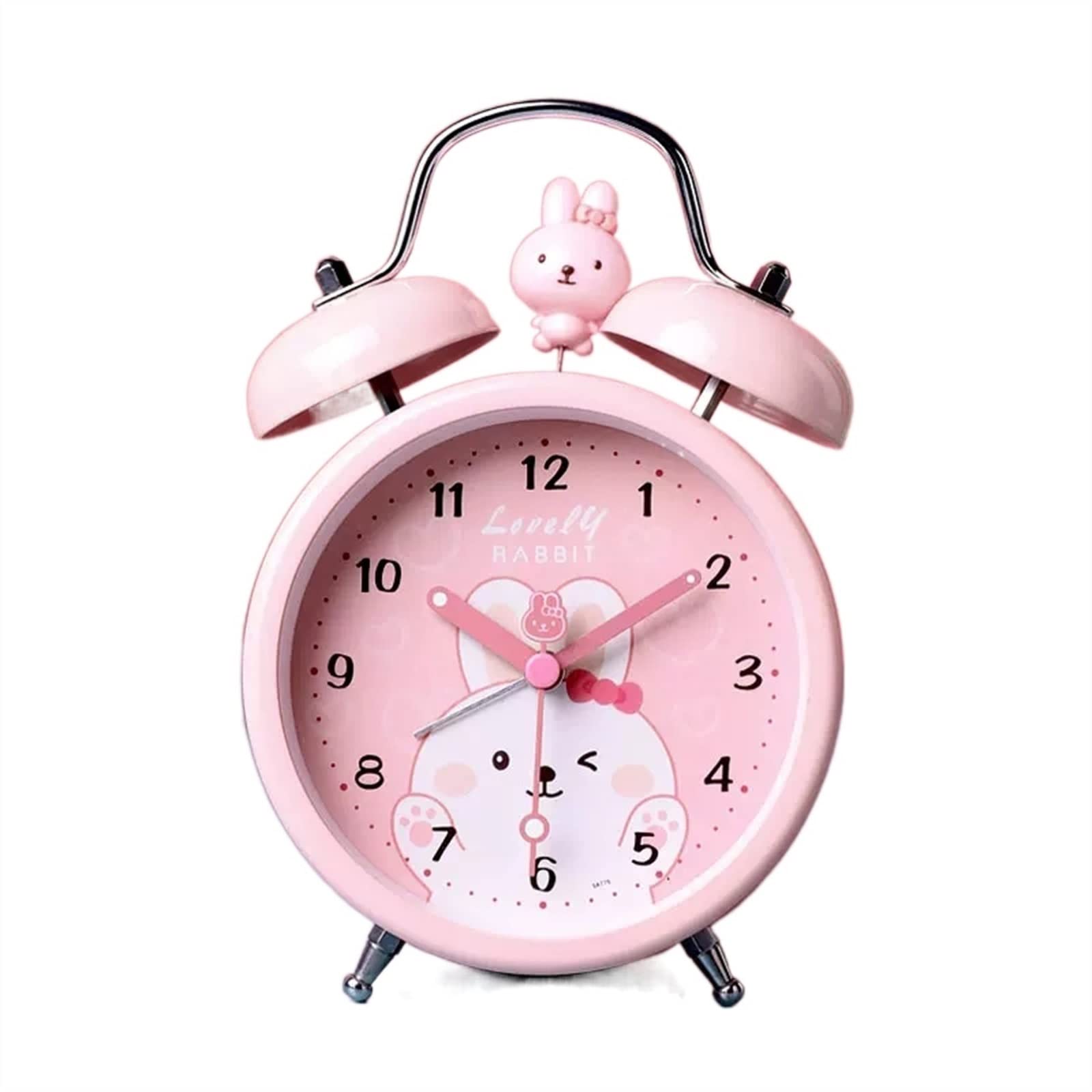 SBZIOJHDR alarm clock, alarm clocks bedside for bedrooms,Alarm Clock,Clocks Bedside,Rabbit for Kids, Cute for Heavy Sleepers with Backlight