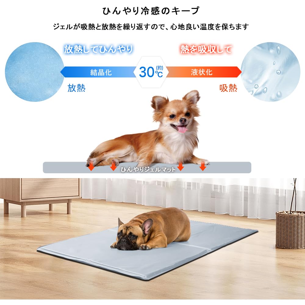 Amazon | NexRevo【愛玩動物介護士監修】ペットひんやりマット ペット