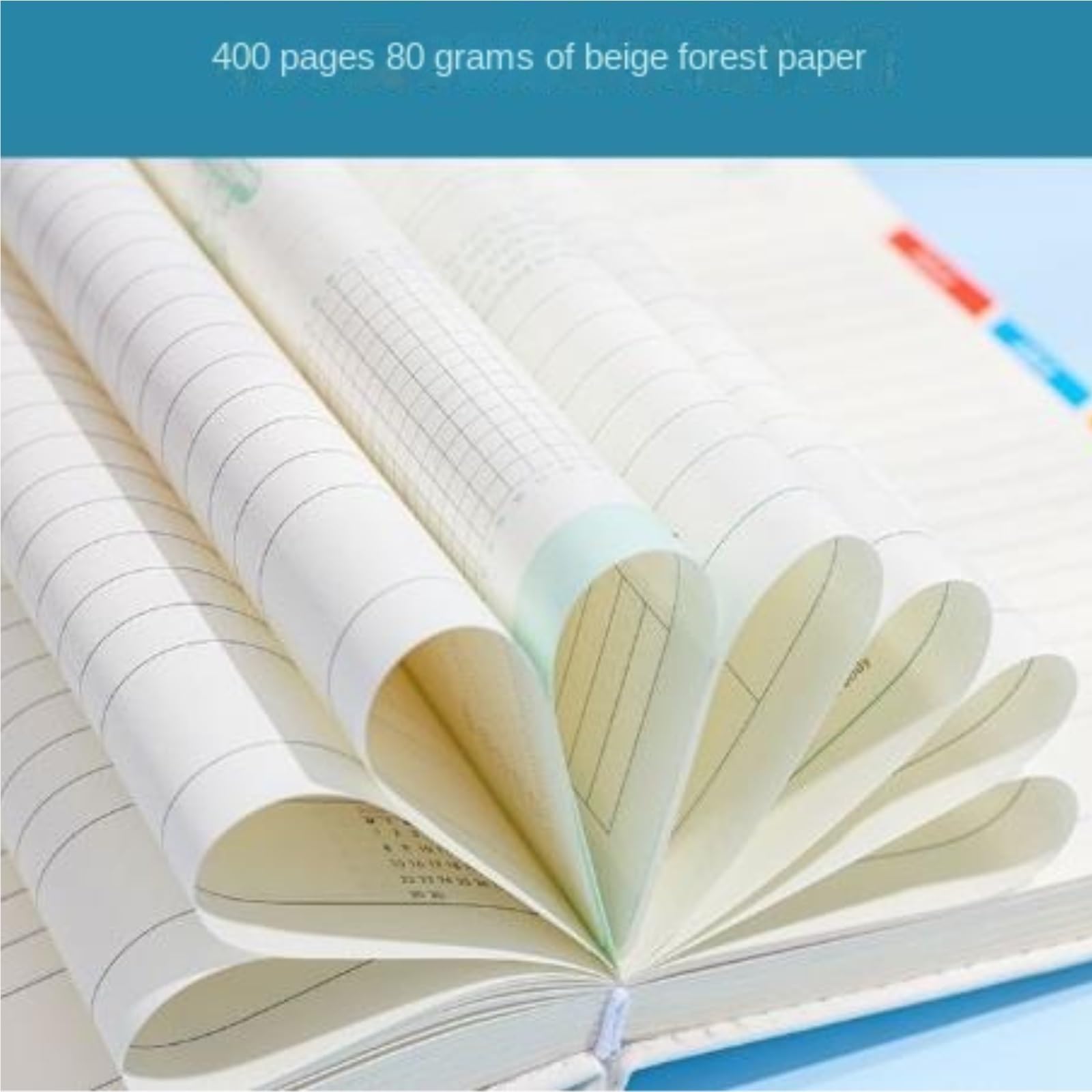 Cahier Bloc-Notes Carnet Épais Multifonctionnel avec Rangement for Cartes Et Index Matériel de Dessin(Purple)