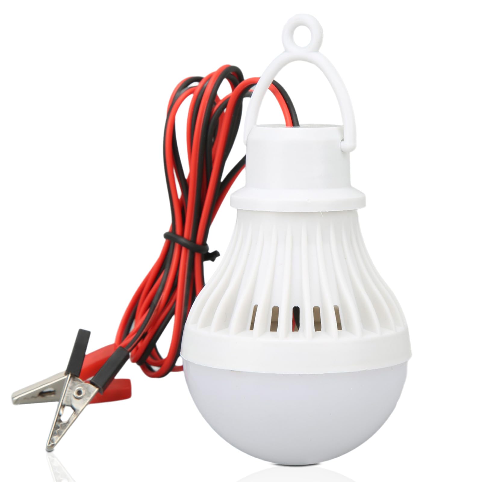 Tent Lamp, 12V 5W 400LM Caravan Lamps Portable LED Camping Tent Lantern with Clip Type Power Cable Outdoor Camping Emergency Light Bulb with Hook for Hiking Fishing Backpacking