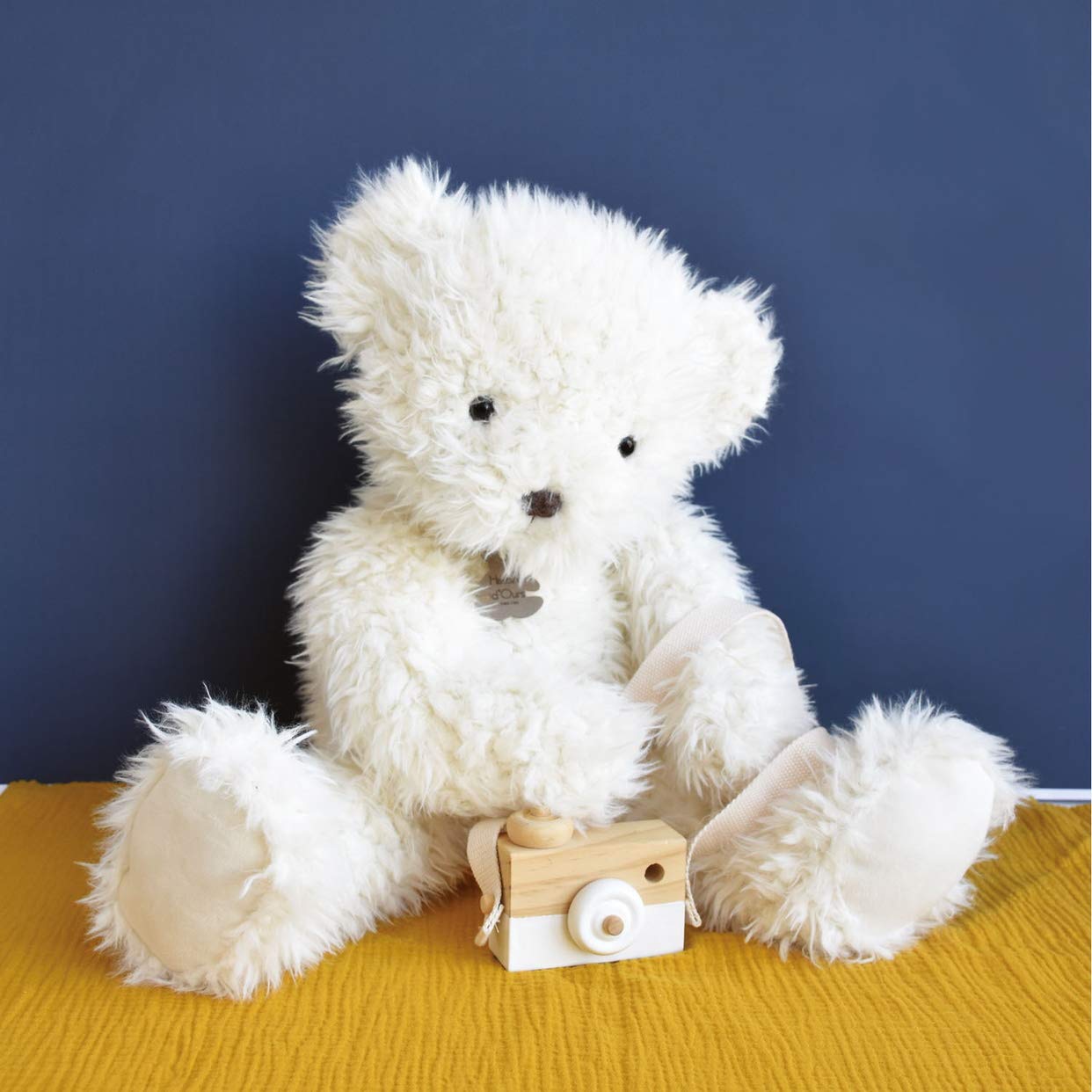 Histoire d'Ours - Peluche con pompon, 60 cm, misura media