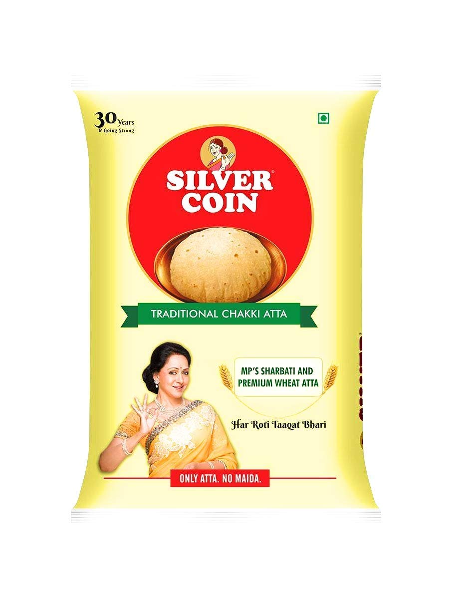 Silver coin Traditional chakki Atta 5 kilograms (B08925SMCB) Amazon Price History, Amazon Price Tracker