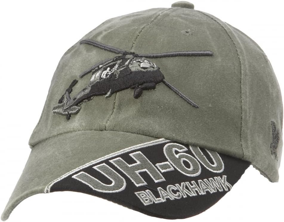 Gifts For Aviators UH-60 Blackhawk Baseball Cap Green