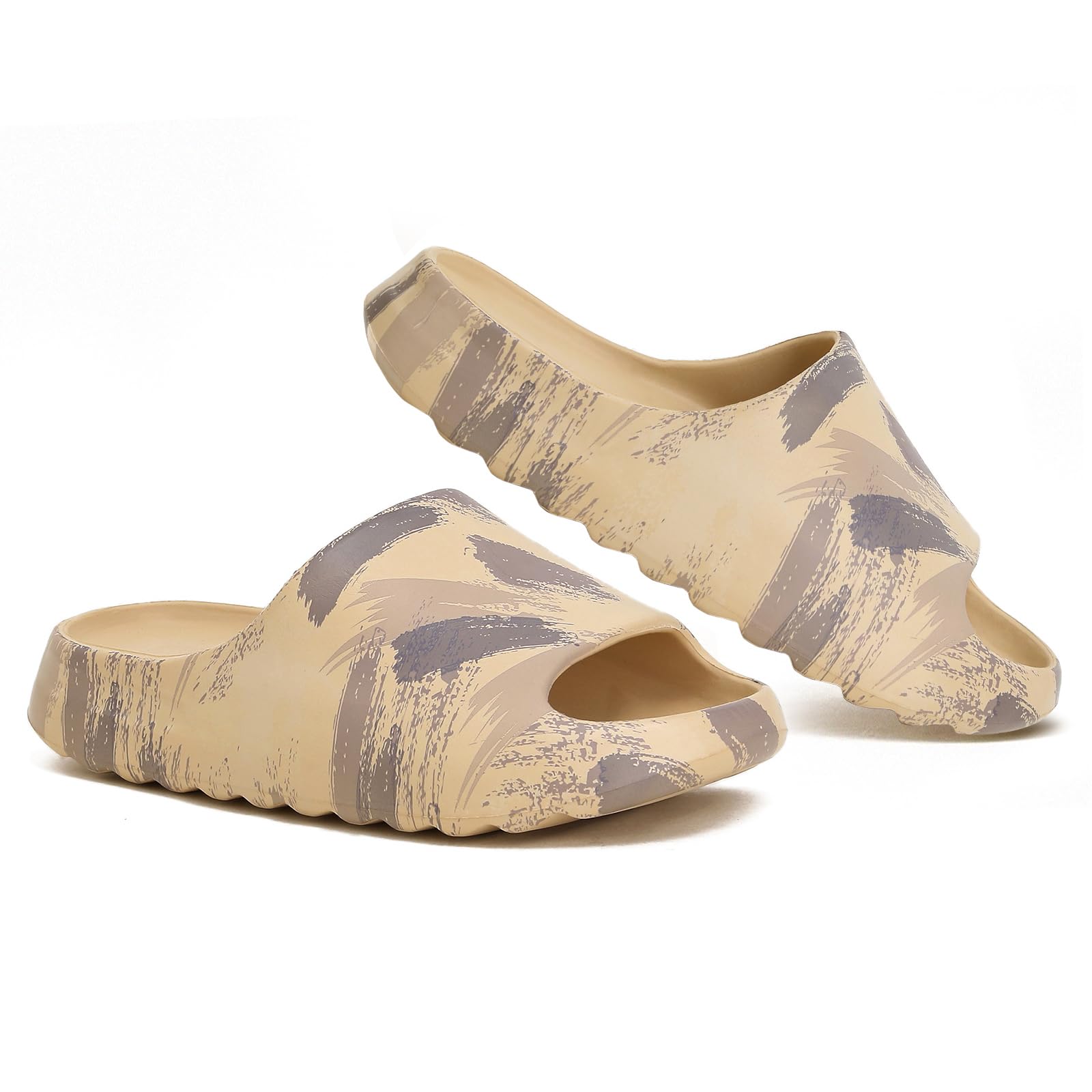 Jesindr Cozy Slides Original Herren Damen, rutschfeste Wolken Schlappen, Weich Badeschlappen Badelatschen, Gummi Cloud Slippers Wolkenschuhe Sommer Beach Slide Pantoffeln
