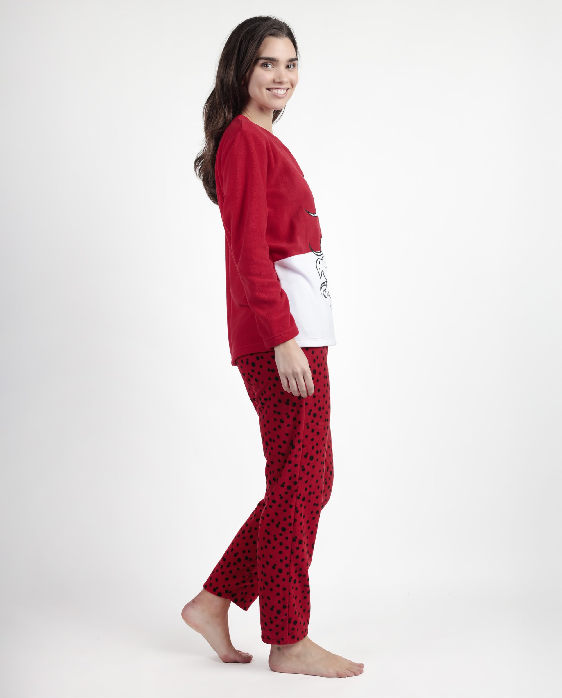 Disney Pijama Manga Larga calentito Dalmatians Varsity para Mujer