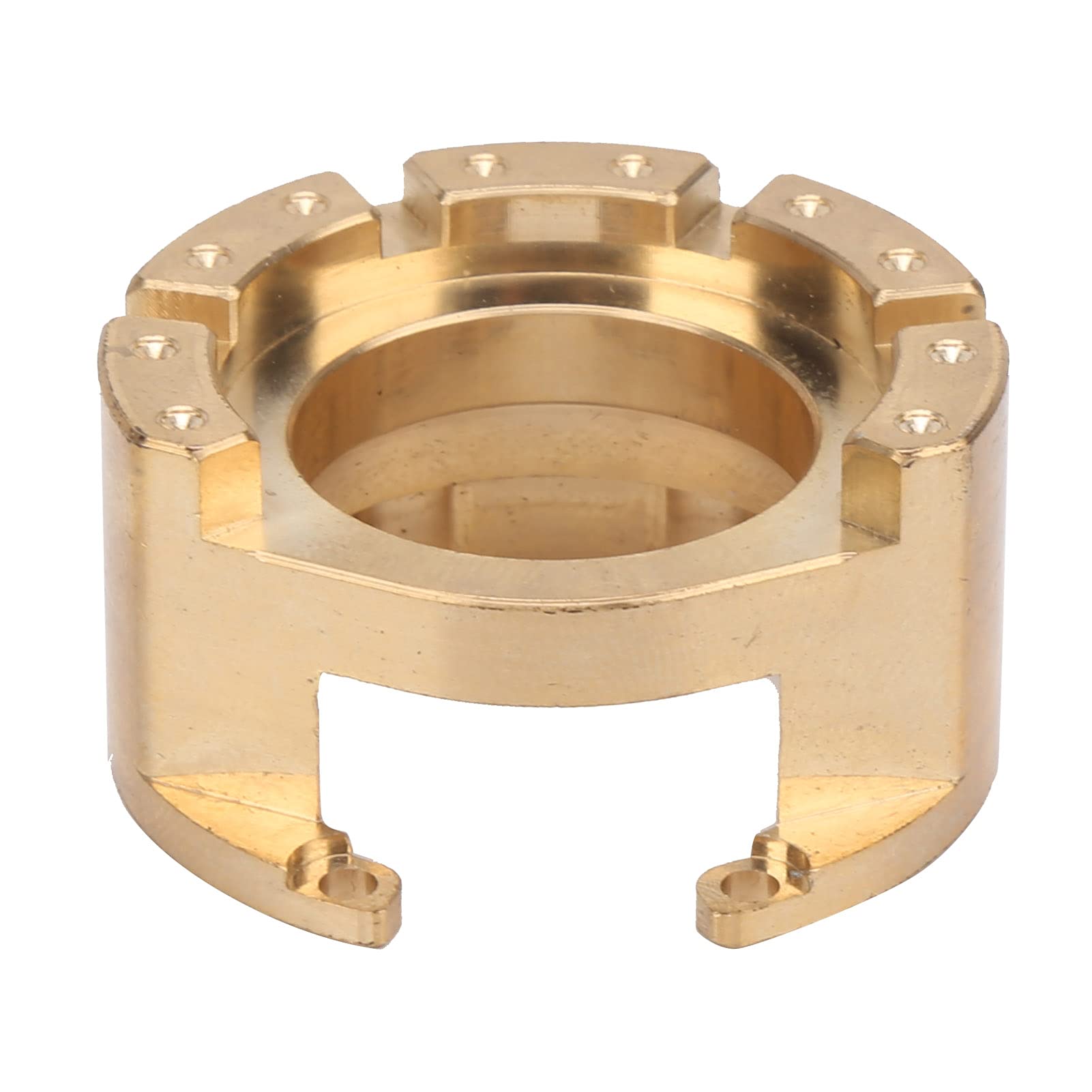 Set Contrappesi in Ottone per ‑4 RC Crawler Contrappeso Durevole per Controllo di Precisione 39 Mm Oro 2 Paia (2 paia)