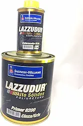 Primer Automotivo Pu Cinza/gris 8200 Lazzuril Alto Solido