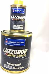 Primer Automotivo Pu Cinza/gris 8200 Lazzuril Alto Solido