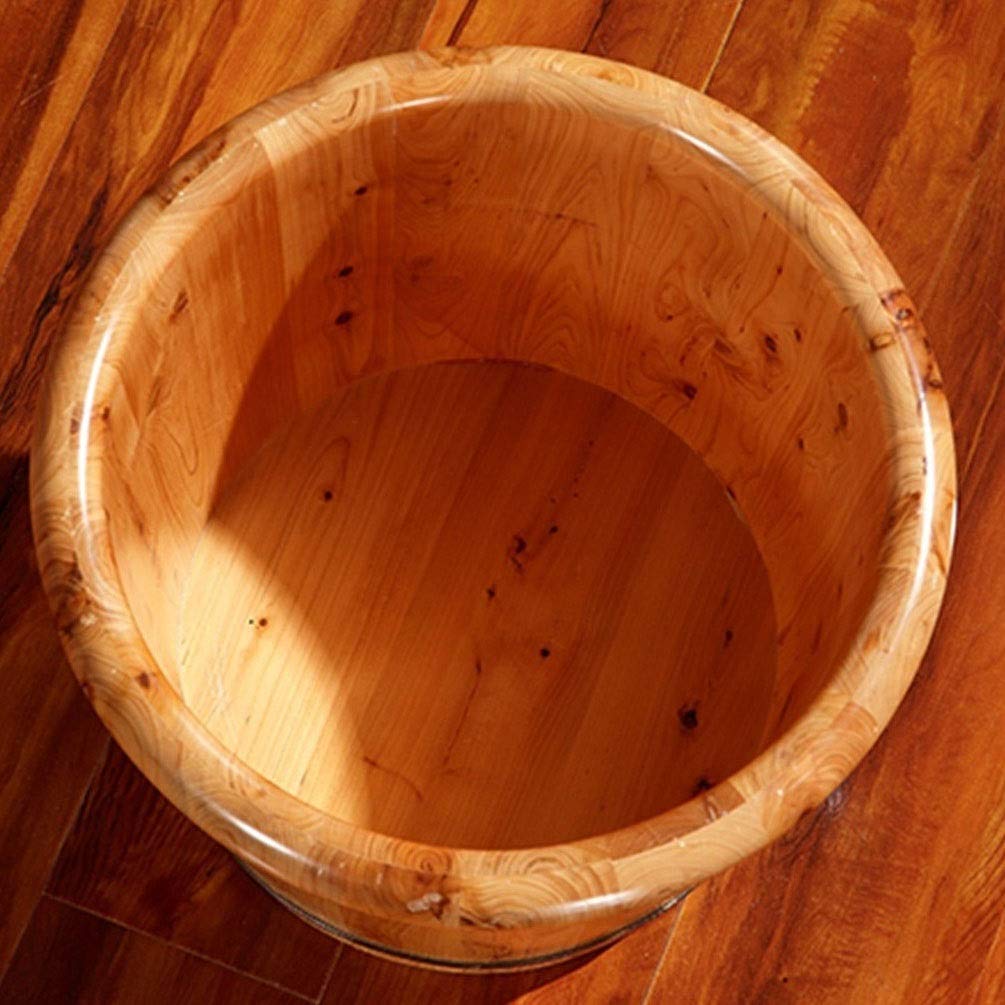 Foot Spa Drewniana beczka z drewnianymi stopami Wanna, Beczka do moczenia stóp, Wanienka do moczenia stóp, Solidne drewniane wiadro do kąpieli stóp, Spa, masaż, sauna. Present