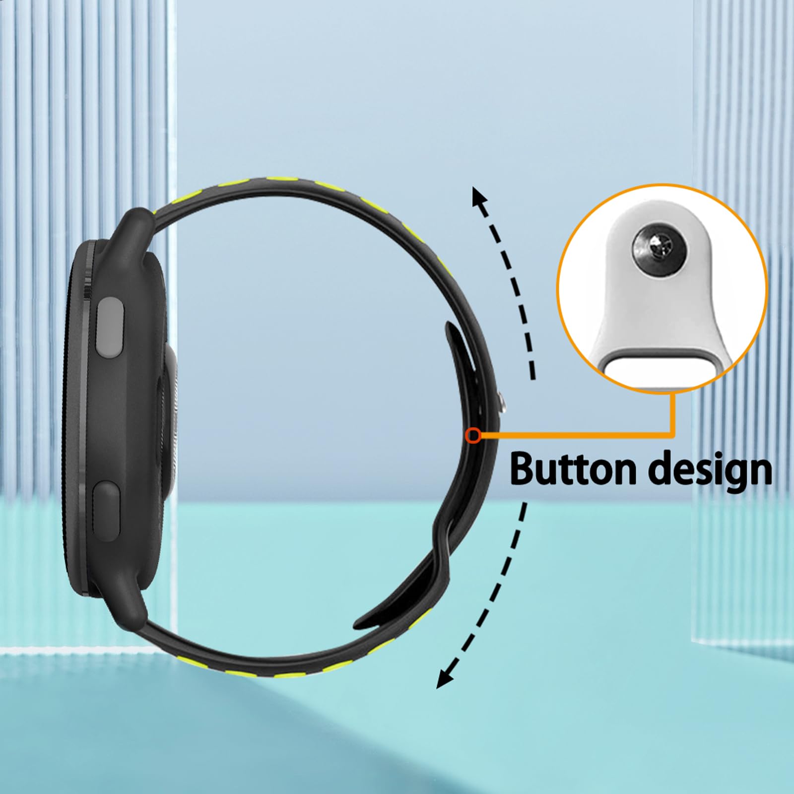 OUTPUTBT Nylon Cinturino 20mm per Garmin Vivoactive 6/5/3/Forerunner 55/158/165/245/645 music/Venu 2 Plus/Venu Sq/Sq music/Sq 2/Vivomove 3/HR/ Style/Luxe/Sport Quick Release Cinturini per Uomo Donna
