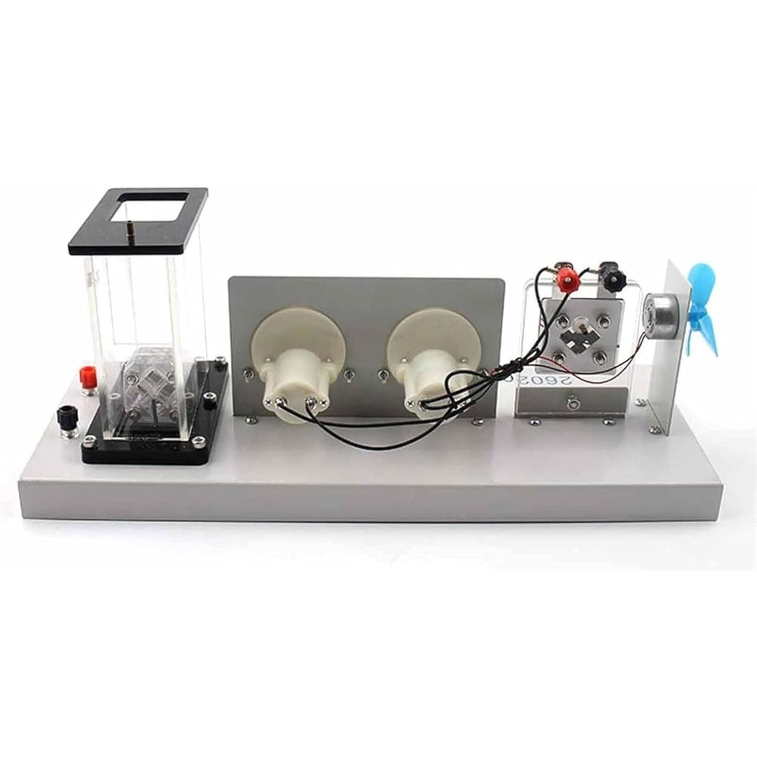 Cella a combustibile a idrogeno reversibile ed elettrolizzatore Esperimento di fisica ed elettricità Kit generatore di idrogeno e ossigeno Attrezzatura didattica Cella a combustibile a idrogeno