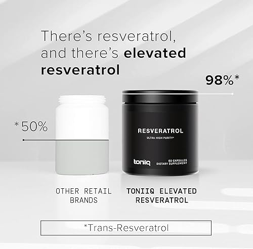 Miniatura 3 de Cápsulas de resveratrol de ultra alta pureza - 98 trans-resveratrol - Altamente purificadas y altamente biodisponibles - Suplemento de reservatrol